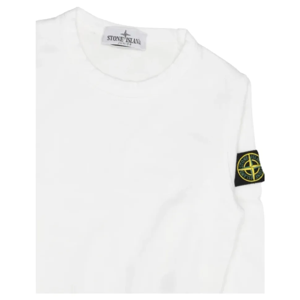 Suéter Blanco con Detalle de Logo
