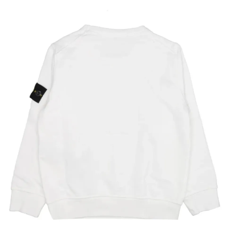 Suéter Blanco con Detalle de Logo