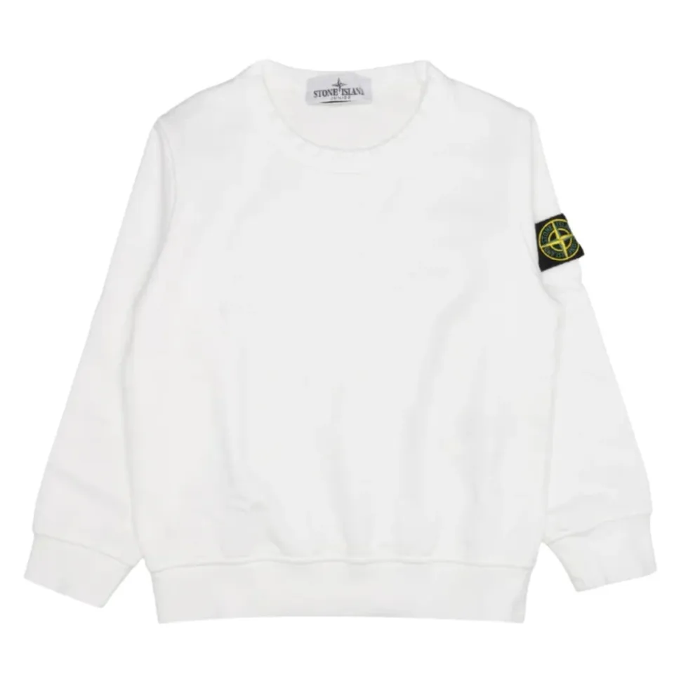 Suéter Blanco con Detalle de Logo
