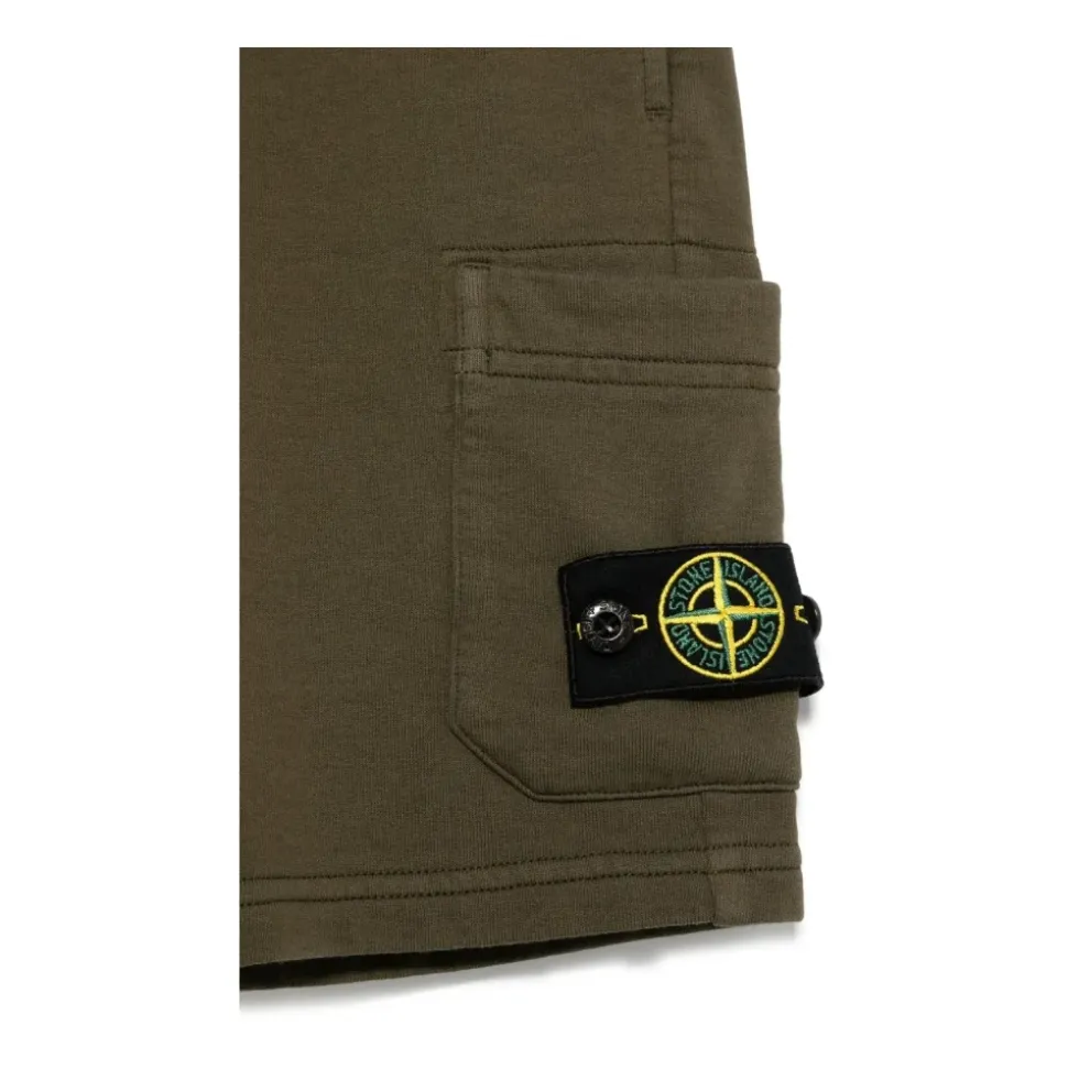 Suéter de Algodón Verde con Textura de Canalé