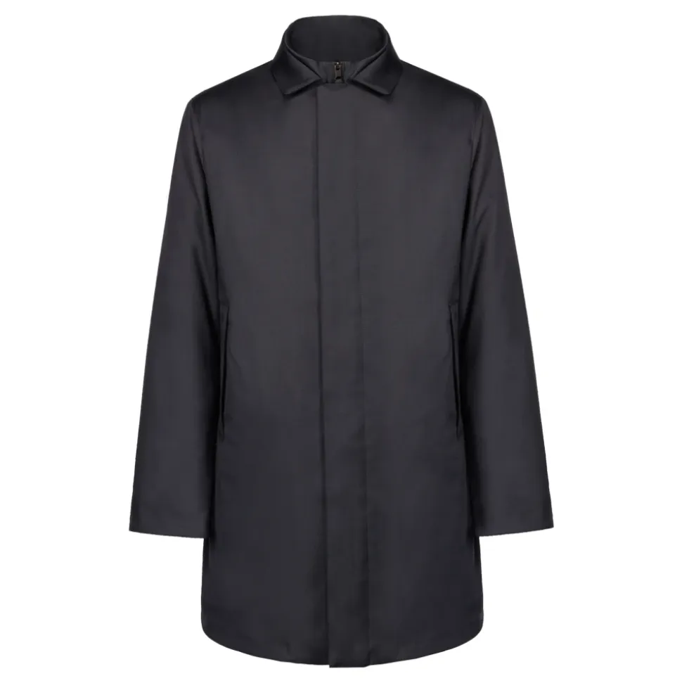 Tech Wool Trench Coat