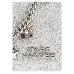 The Coated Glitter Everyday Top Zip Charm Wallet