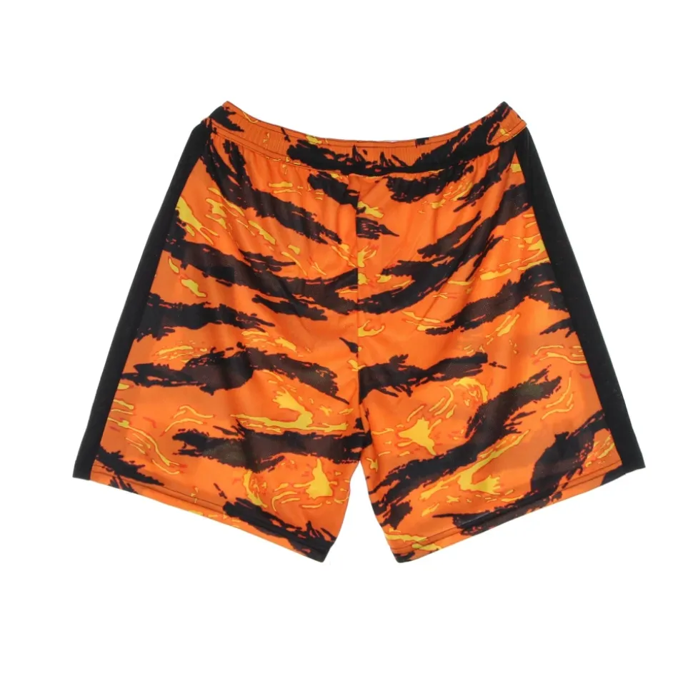 Tiger Camo Basketball Shorts Orange