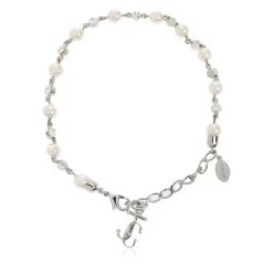 Tobillera de Perlas y Cristales XYY