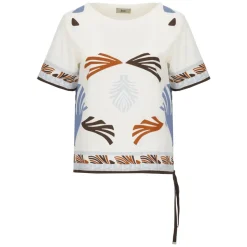Top de Algodón con Estampado Veraniego