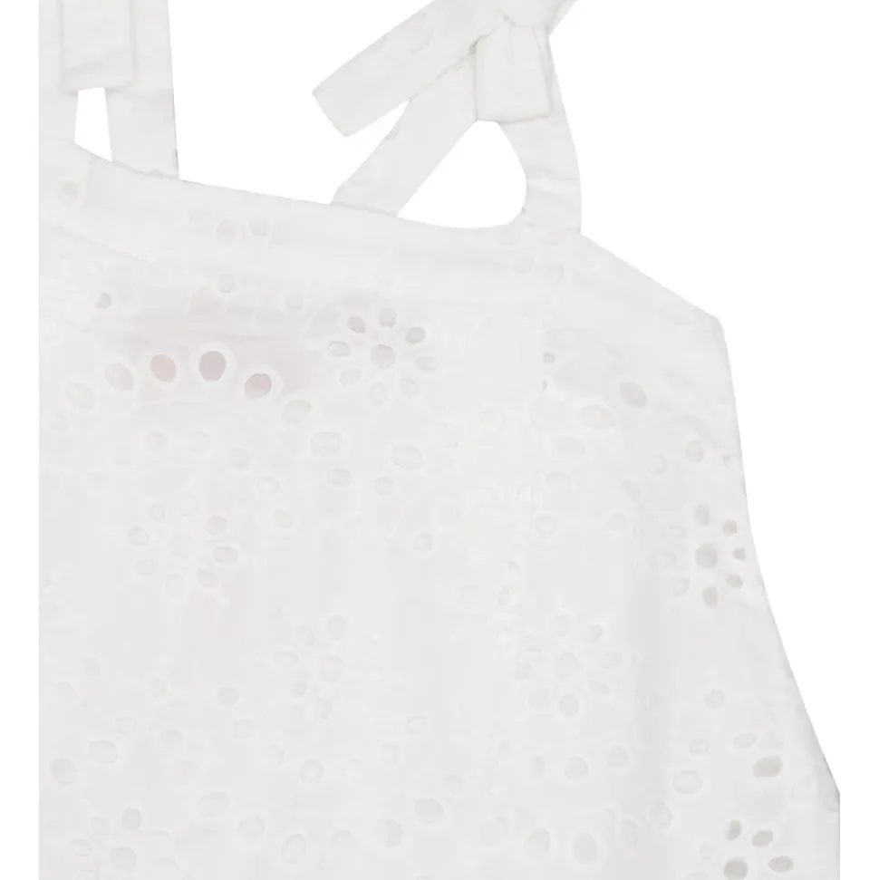 Top de Encaje Blanco