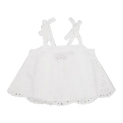 Top de Encaje Blanco