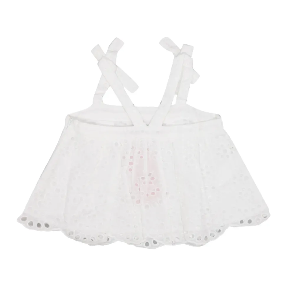 Top de Encaje Blanco