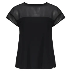 Top de manga corta con cuello redondo