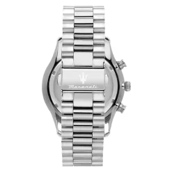 Tradizione Acero Inoxidable Ventana Fecha Reloj