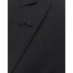 Traje cruzado de lana virgen