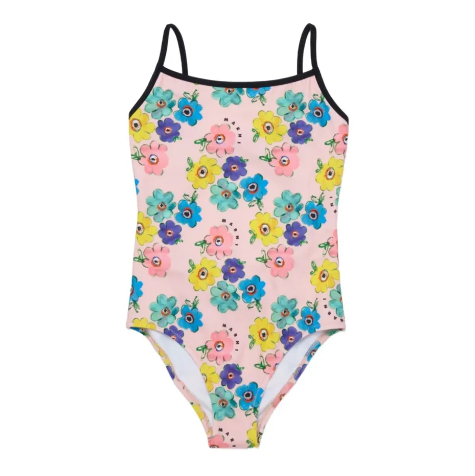 Traje de baño con estampado floral