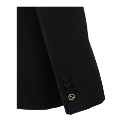 Traje de doble botonadura en negro