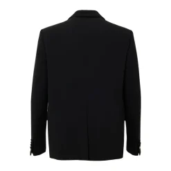 Traje de doble botonadura en negro