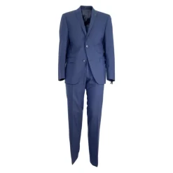 Traje de Lana Azul para Hombre