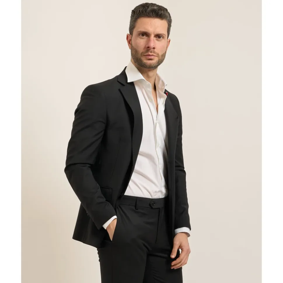 Traje Elegante de Mezcla de Lana