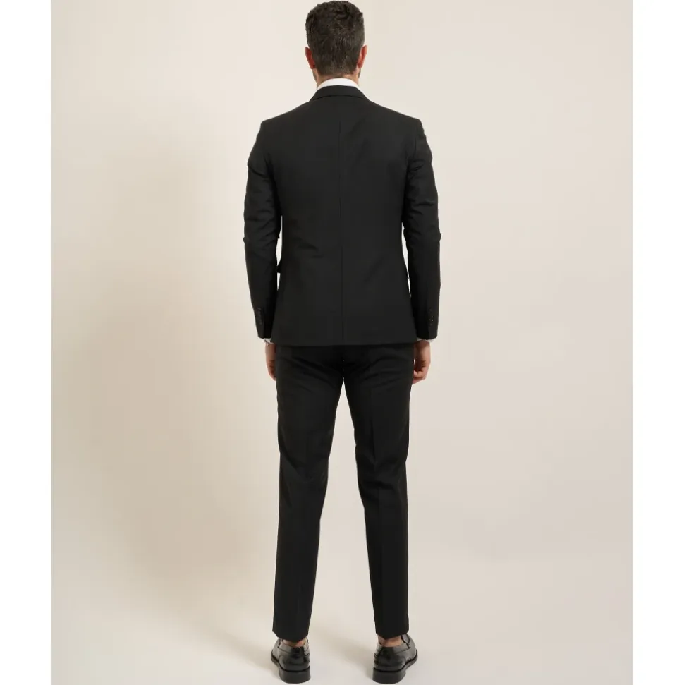 Traje Elegante de Mezcla de Lana