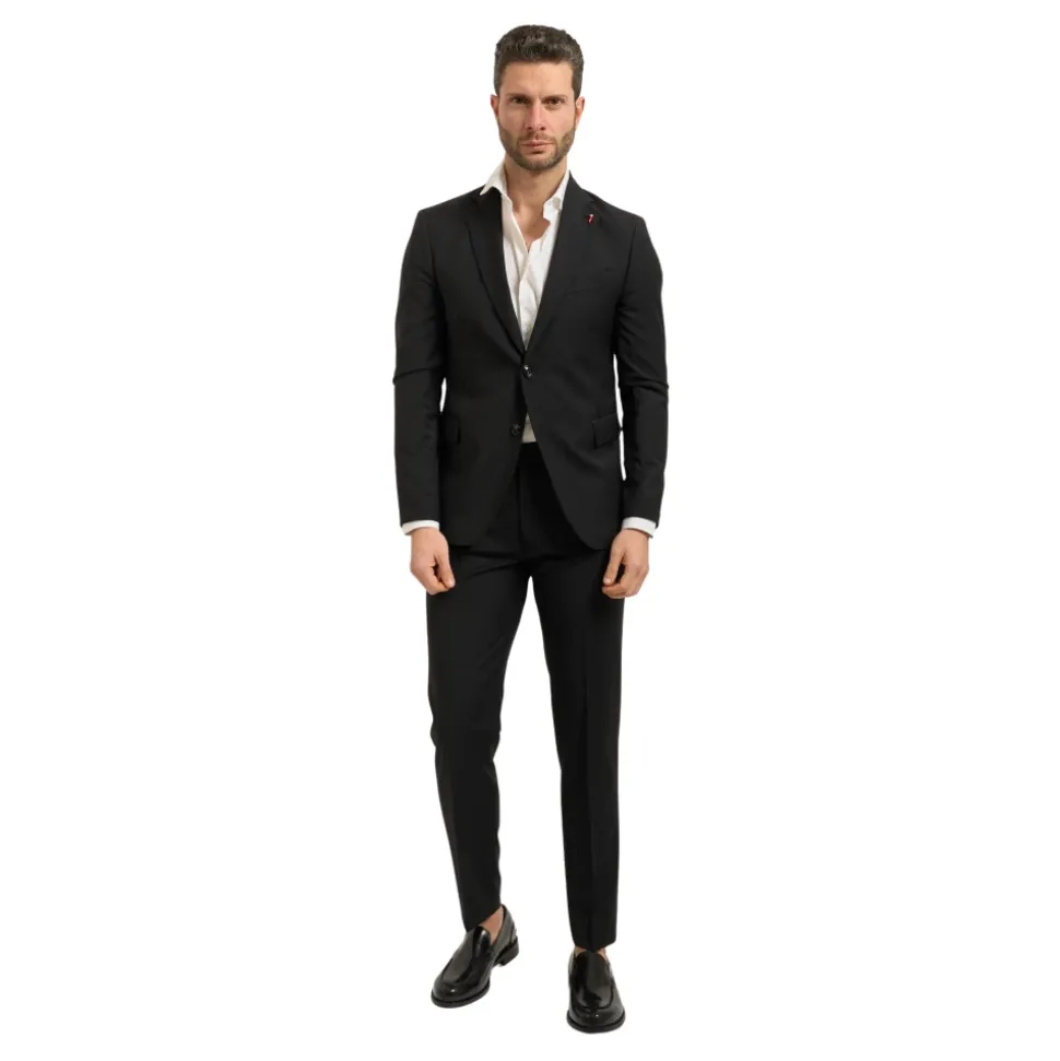 Traje Elegante de Mezcla de Lana