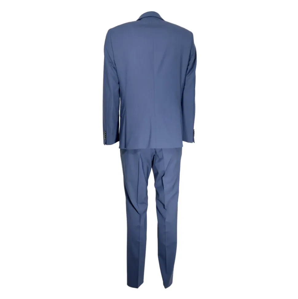 Traje Slim Fit de Lana en Azul