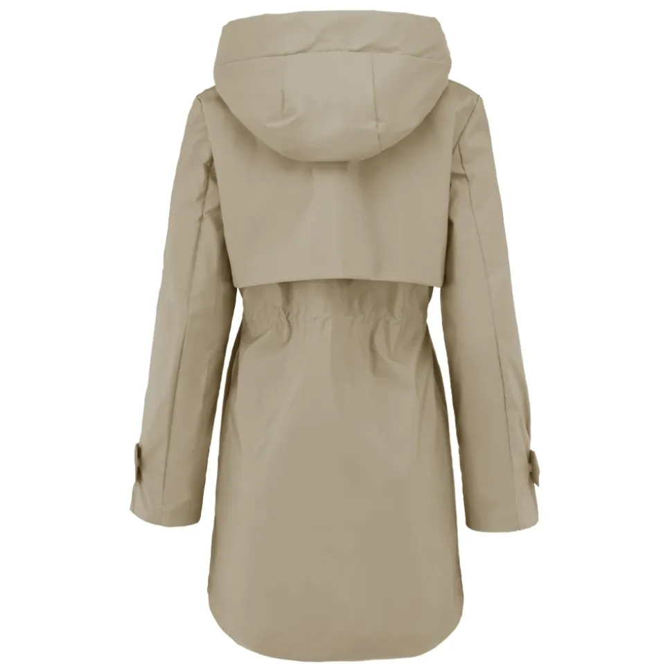 Trench Impermeable con Capucha
