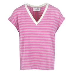 T-shirt Trapezio a Righe