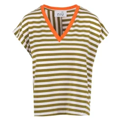 T-shirt trapezio a righe