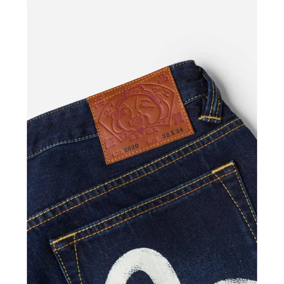 Vaqueros con Bolsillo Estampado