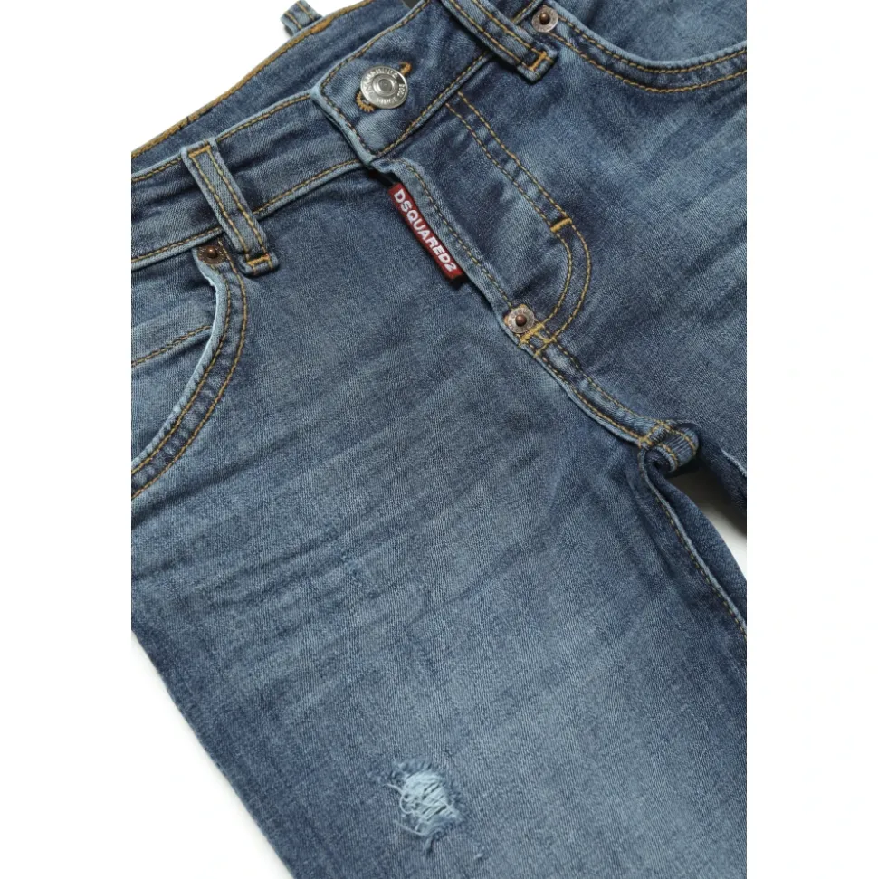 Vaqueros pitillo Cool Girl con roturas frontales