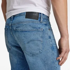 Vaqueros Rectos de Denim Elástico