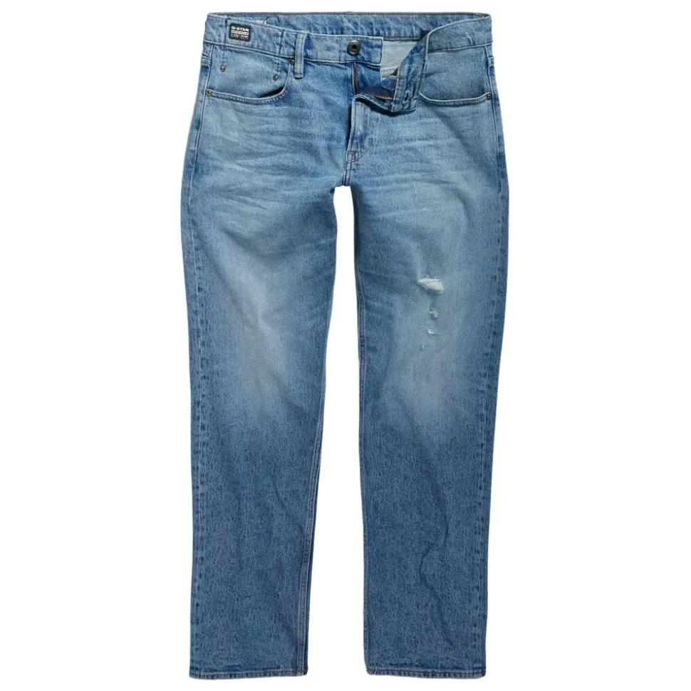 Vaqueros Rectos de Denim Elástico