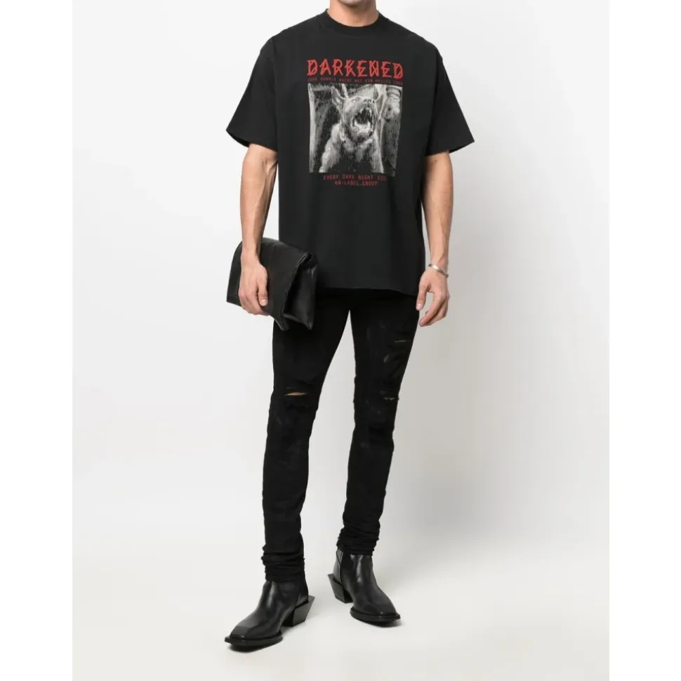 Vaqueros Skinny Negros para Hombre