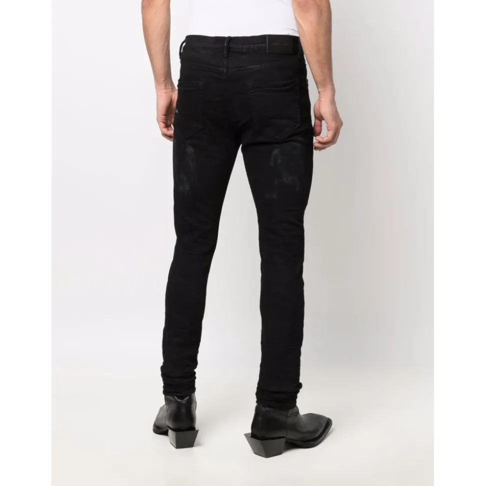 Vaqueros Skinny Negros para Hombre