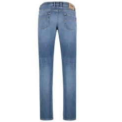 Vaqueros Slim Fit con logo de cuero