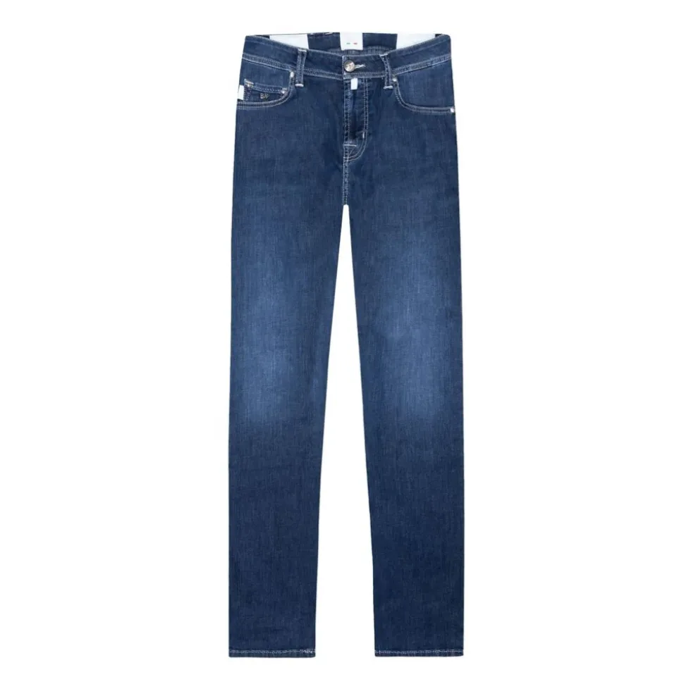Vaqueros Slim-Fit de Algodón con Cinco Bolsillos