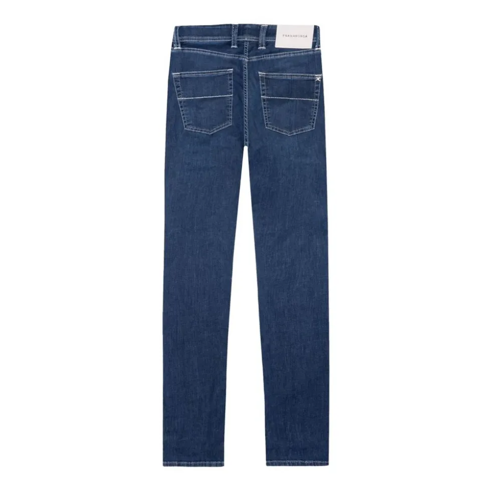 Vaqueros Slim-Fit de Algodón con Cinco Bolsillos