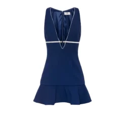 Vestido Acampanado Sin Mangas con Cuello en V