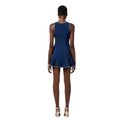 Vestido Acampanado Sin Mangas con Cuello en V