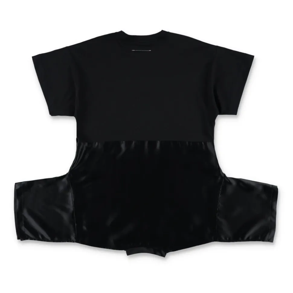 Vestido Camiseta con Contraste