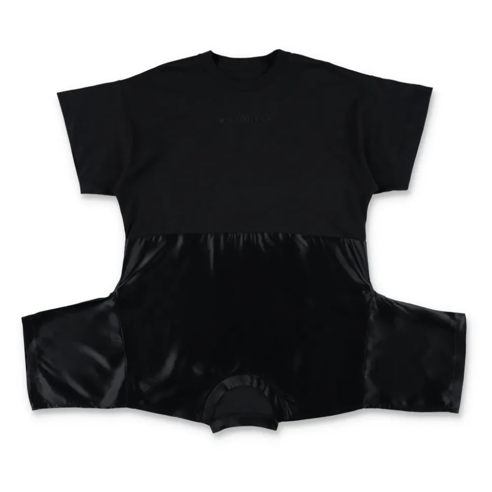 Vestido Camiseta con Contraste