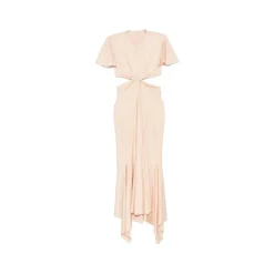 Vestido con Abertura y Detalle de Lazo