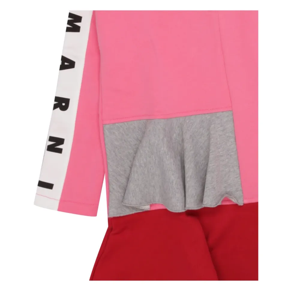 Vestido con Capucha y Logo