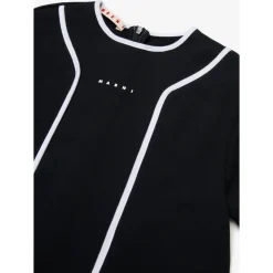 Vestido con Estampado de Logo de Algodón