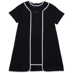 Vestido con Estampado de Logo de Algodón