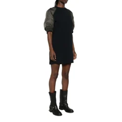 Vestido con Mangas Abullonadas