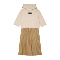 Vestido con Sudadera y Falda Plisada