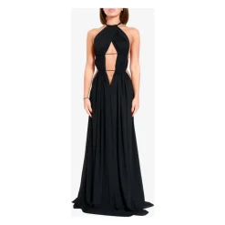 Vestido de Escote Profundo Ajustable