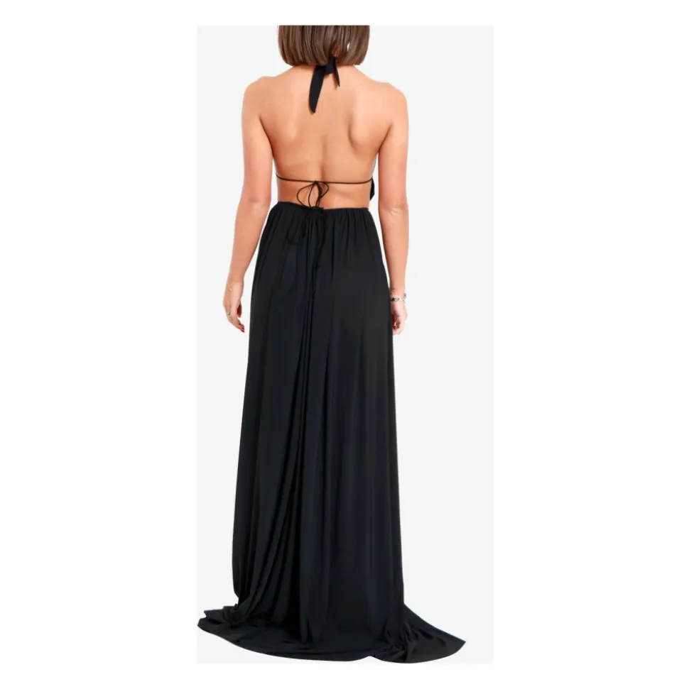 Vestido de Escote Profundo Ajustable