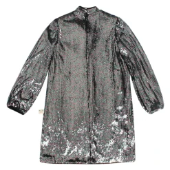 Vestido de Lentejuelas con Lazo Lateral Extraíble
