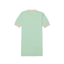 Vestido de Manga Corta con Logo