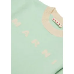 Vestido de Manga Corta con Logo